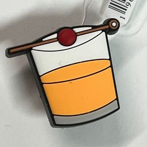 Croc Jibbitz Cocktail mixed drink old fashioned Charm Pin